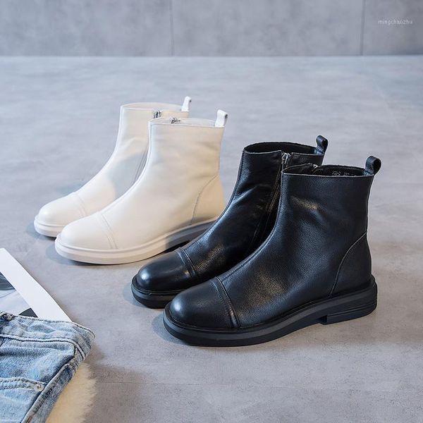boots women 2021 autumn fashion leather flat bottom short korean version of british short1, Black
boots women 2021 autumn fashion leather flat bottom short korean version of british short1, Black