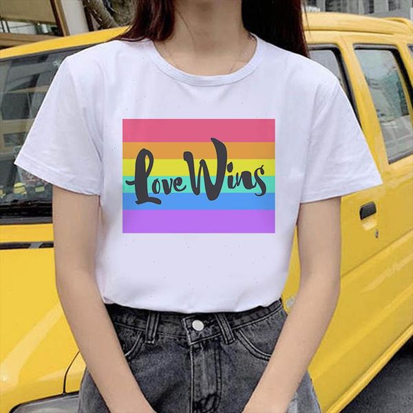 2021 women t shirt llgbt love wins letter print lesbian gay t shirt ullzang funny cartoon female white
2021 women t shirt llgbt love wins letter print lesbian gay t shirt ullzang funny cartoon female white