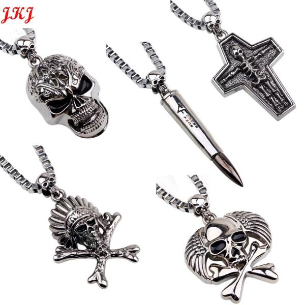 pendant necklaces jkj 5 styles the europe and united states long hip hop necklace platform skulls non-mainstream man sautoir, Silver
pendant necklaces jkj 5 styles the europe and united states long hip hop necklace platform skulls non-mainstream man sautoir, Silver