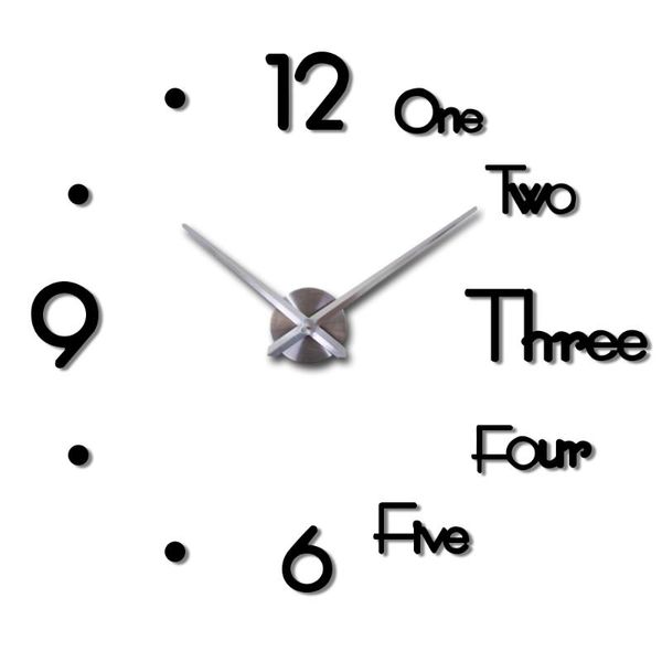 3d diy large wall clock modern design silent wall sticker clock acrylic mirror self adhesive clocks living room home decor
3d diy large wall clock modern design silent wall sticker clock acrylic mirror self adhesive clocks living room home decor