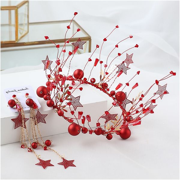 lstyle red korean bridal wedding toast headdress dress round travel shooting stage crown m, Silver
lstyle red korean bridal wedding toast headdress dress round travel shooting stage crown m, Silver