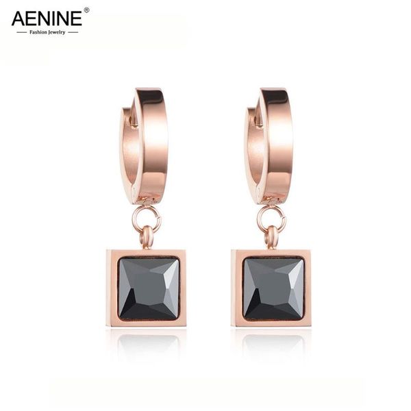 aenine classic white/black square cubic zirconia hoop earrings for women titanium steel female earrings jewelry kolczyki ae17045, Golden;silver
aenine classic white/black square cubic zirconia hoop earrings for women titanium steel female earrings jewelry kolczyki ae17045, Golden;silver