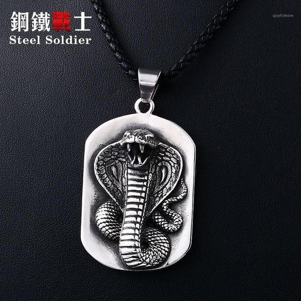 pendant necklaces steel soldier punk gothic snake necklace stainless cool rock animal chain jewelry drop shiping1, Silver
pendant necklaces steel soldier punk gothic snake necklace stainless cool rock animal chain jewelry drop shiping1, Silver