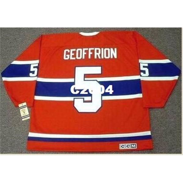 mens #5 bernard geoffrion montreal canadiens 1959 ccm vintage retro home hockey jersey or custom any name or number retro jersey, Black
mens #5 bernard geoffrion montreal canadiens 1959 ccm vintage retro home hockey jersey or custom any name or number retro jersey, Black