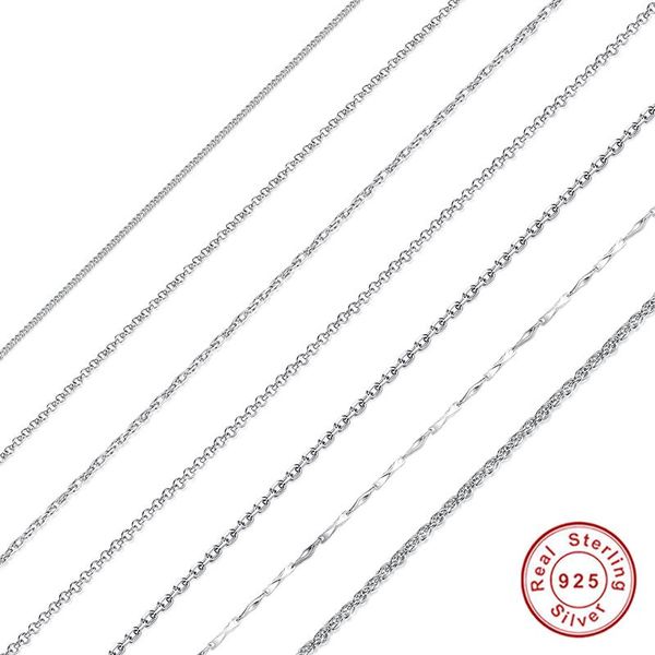 100% 925 sterling silver necklaces classic basic chain lobster clasp box chain adjustable simple diy cross
100% 925 sterling silver necklaces classic basic chain lobster clasp box chain adjustable simple diy cross