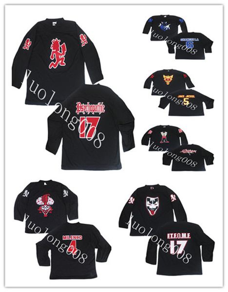 customize insane clown posse milenko 4 hockey jersey embroidery stitched any number and name jerseys, Black
customize insane clown posse milenko 4 hockey jersey embroidery stitched any number and name jerseys, Black