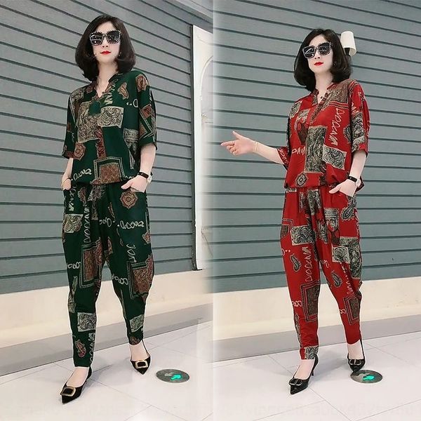 jqlts large fashion loose plump mm 200kg summer size harem suit pants set pants suit women's meat hiding slimming casual two-piece set, Gray
jqlts large fashion loose plump mm 200kg summer size harem suit pants set pants suit women's meat hiding slimming casual two-piece set, Gray