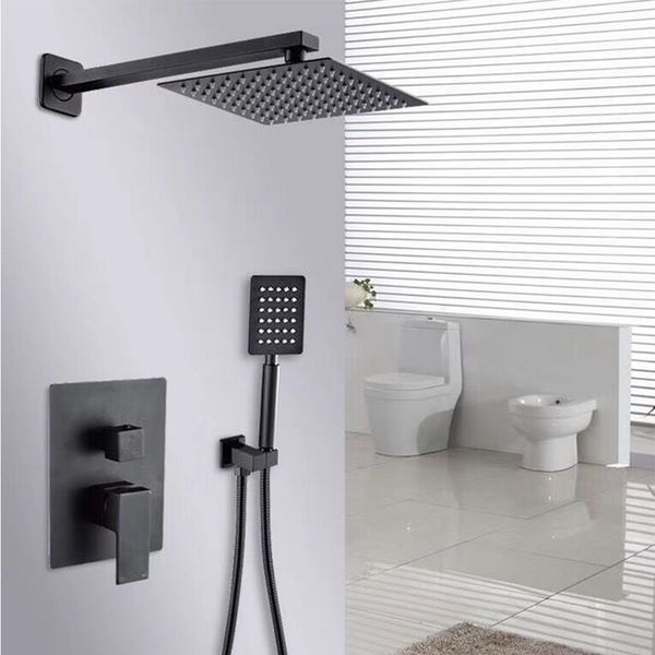 black shower set bathroom 8 inch rain shower head faucet shower system spout diverter mixer handheld spray
black shower set bathroom 8 inch rain shower head faucet shower system spout diverter mixer handheld spray