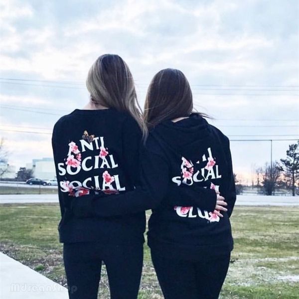 2020ss fashion designer clothing alphabet print assc anti social club men's and women's pullover hoodie sweater new, Black
2020ss fashion designer clothing alphabet print assc anti social club men's and women's pullover hoodie sweater new, Black