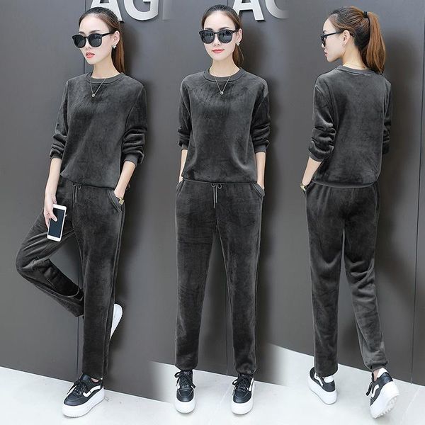 winter women sportswear tracksuit thick velvet warm sweatshirt+pant running jogger fitness gym workout casual sport suit kg-478, Black;blue
winter women sportswear tracksuit thick velvet warm sweatshirt+pant running jogger fitness gym workout casual sport suit kg-478, Black;blue