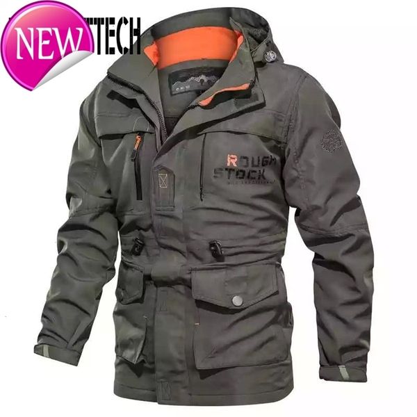 autumn winter mens bomber jacket multi-pocket waterproof military tactical jackets hooded windbreaker men coat outdoor stormwear, Black
autumn winter mens bomber jacket multi-pocket waterproof military tactical jackets hooded windbreaker men coat outdoor stormwear, Black