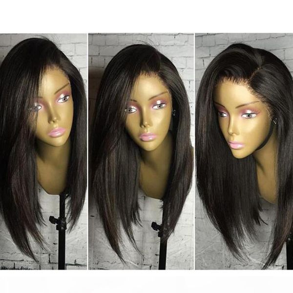 side bangs human hair bob wigs short brazilian lace front wigs wavy remy hair with baby hair bleacked knots 10"-14, Black;brown
side bangs human hair bob wigs short brazilian lace front wigs wavy remy hair with baby hair bleacked knots 10"-14, Black;brown
