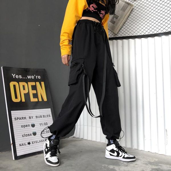 streetwear cargo pants women casual joggers black high waist loose female trousers korean style ladies pants size sweatpants1, Black;white
streetwear cargo pants women casual joggers black high waist loose female trousers korean style ladies pants size sweatpants1, Black;white