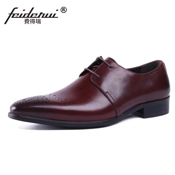 new italian breathable man derby formal dress shoes genuine leather handmade pointed toe lace up men's carved footwear js166, Black
new italian breathable man derby formal dress shoes genuine leather handmade pointed toe lace up men's carved footwear js166, Black