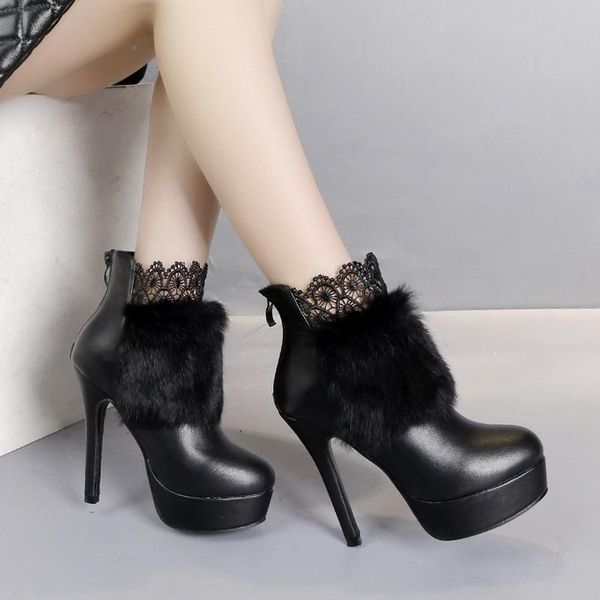 boots brand women's shoes boots-women round toe winter footwear booties ladies low heels booties platform fashion, Black
boots brand women's shoes boots-women round toe winter footwear booties ladies low heels booties platform fashion, Black