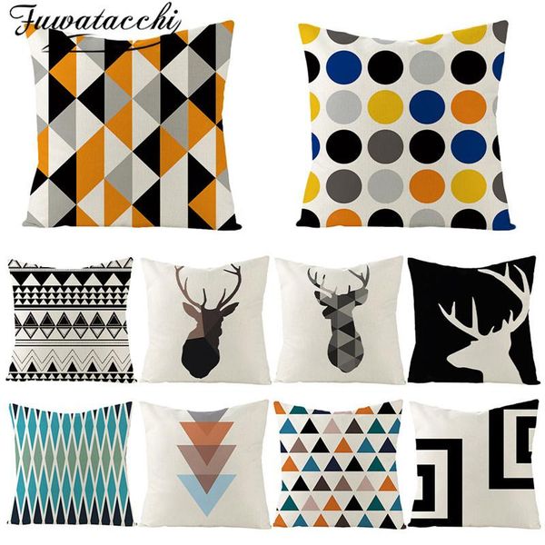 fuwatacchi geometric nordic cushion cover pure linen throw pillow cover for home seat sofa decorative pillowcases christmas gift
fuwatacchi geometric nordic cushion cover pure linen throw pillow cover for home seat sofa decorative pillowcases christmas gift