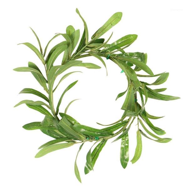 artificial olive leaf wreath green leaves front door home hanging wedding decoration1
artificial olive leaf wreath green leaves front door home hanging wedding decoration1