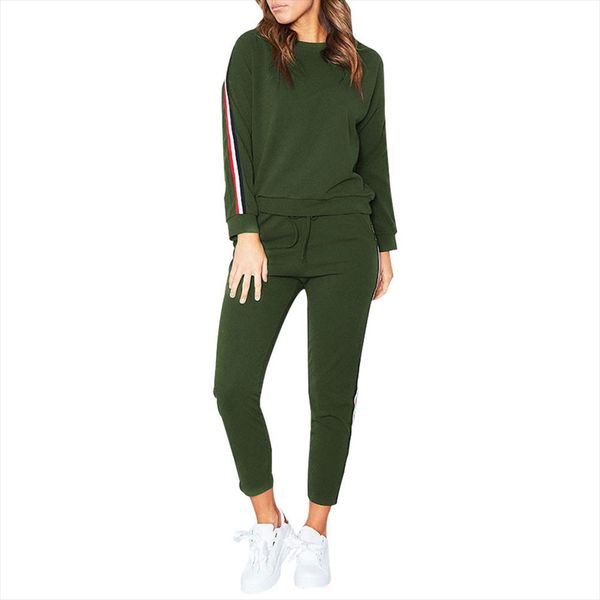 tracksuit women 2 pcs tracksuits set lady striped active sport loungewear full sleeve velvet fabric sweatshirts pants suits 45, Gray
tracksuit women 2 pcs tracksuits set lady striped active sport loungewear full sleeve velvet fabric sweatshirts pants suits 45, Gray