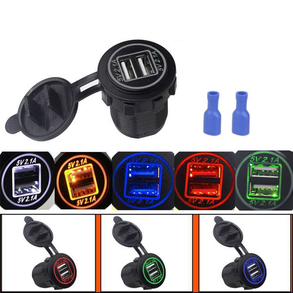 universal dual port usb car charger 5v 2.1a refit accessories double aperture with cover dhl freight
universal dual port usb car charger 5v 2.1a refit accessories double aperture with cover dhl freight