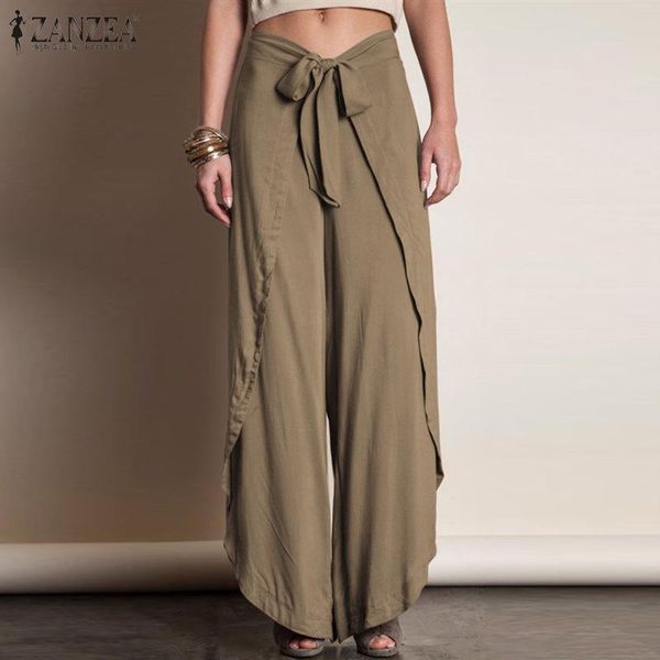 kaftan solid wide leg pants women's spring trousers zanzea 2020 casual elastic high waist pantalon palazzo belted plus size turn, Black;white
kaftan solid wide leg pants women's spring trousers zanzea 2020 casual elastic high waist pantalon palazzo belted plus size turn, Black;white