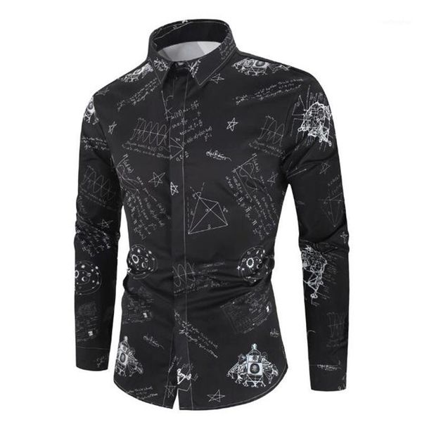 luxury mathematical formula men black shirt slim fit full sleeve hawaiian shirt men black long dress1, White;black
luxury mathematical formula men black shirt slim fit full sleeve hawaiian shirt men black long dress1, White;black