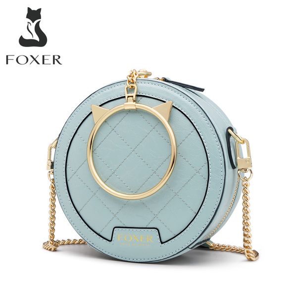 foxer women mini crossbody bag elegant small tote female leather round handbag fashion style lady round clutch messenger bags c0121
foxer women mini crossbody bag elegant small tote female leather round handbag fashion style lady round clutch messenger bags c0121
