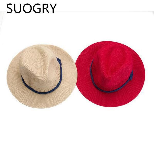 2020 summer female sombreros classic red straw jazz hat fashion panama sunhats jazz hat beach hats chapeau de paille, Blue;gray
2020 summer female sombreros classic red straw jazz hat fashion panama sunhats jazz hat beach hats chapeau de paille, Blue;gray