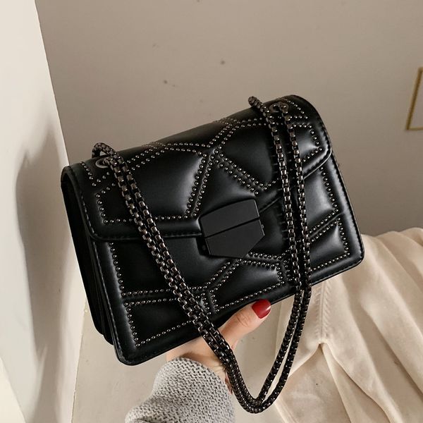 vintage small rivet flap chain shoulder messenger crossbody bags women handbags fashion ladies clutch casual totes female purse c1009
vintage small rivet flap chain shoulder messenger crossbody bags women handbags fashion ladies clutch casual totes female purse c1009