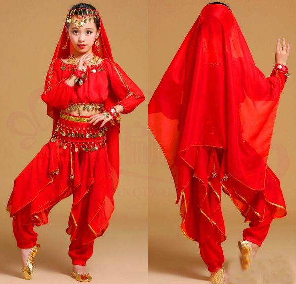 2021new 5pcs children belly dance costume child indian dancing sets girls performance clothing dress for kids, Black;red
2021new 5pcs children belly dance costume child indian dancing sets girls performance clothing dress for kids, Black;red