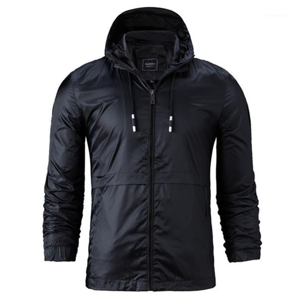 men's jackets 2021 fashion men's casual hooded zip jacket / solid color thin coat1, Black;brown
men's jackets 2021 fashion men's casual hooded zip jacket / solid color thin coat1, Black;brown