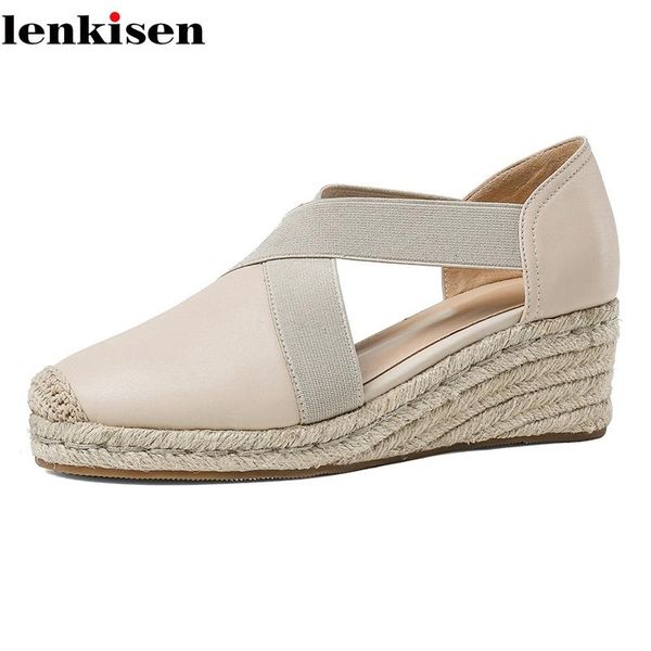 lenkisen 2020 handmade sheep leather wedges waterproof round toe thick high heels daily wear convenient pumps l15, Black
lenkisen 2020 handmade sheep leather wedges waterproof round toe thick high heels daily wear convenient pumps l15, Black