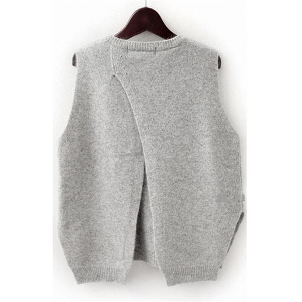 new autumn and winter cashmere sweater women 's knitted vest vest sling round neck loose sleeveless short wool 201211, Black;white
new autumn and winter cashmere sweater women 's knitted vest vest sling round neck loose sleeveless short wool 201211, Black;white