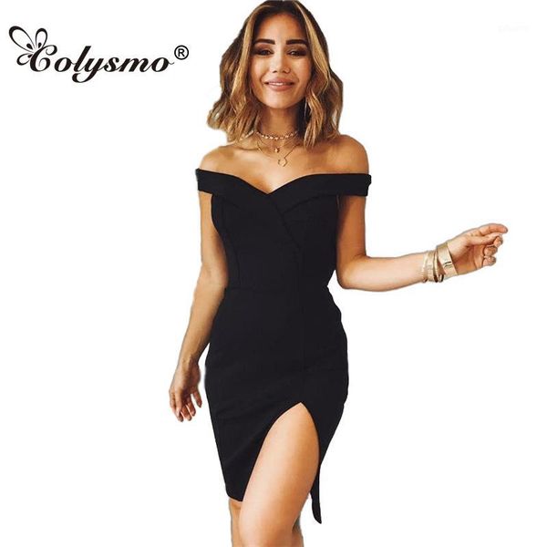 colysmo off shoulder fork solid color dress sleeveless slim high waist mini summer dresses women party dress vestidos new1, White;black
colysmo off shoulder fork solid color dress sleeveless slim high waist mini summer dresses women party dress vestidos new1, White;black