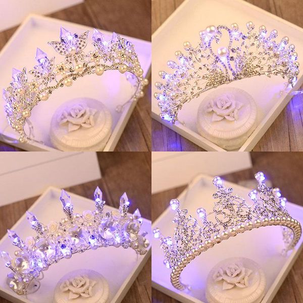 bridal wedding tiara and crown led princess crown pearl rhinestone crystal 18th birthday party 2020 fashion hair jewelry pageant, Golden;silver
bridal wedding tiara and crown led princess crown pearl rhinestone crystal 18th birthday party 2020 fashion hair jewelry pageant, Golden;silver