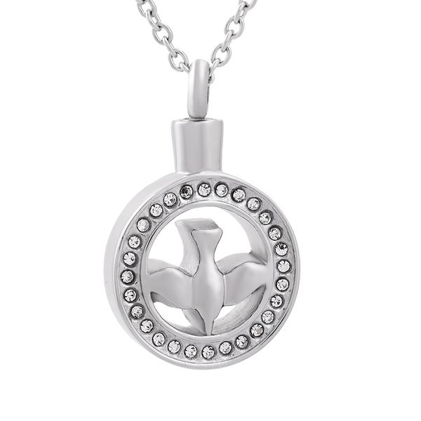 pendant necklaces lkj9832 a prisoner bird going home memorial urn ash holder keepsake stainless steel material pet cremation necklace, Silver
pendant necklaces lkj9832 a prisoner bird going home memorial urn ash holder keepsake stainless steel material pet cremation necklace, Silver