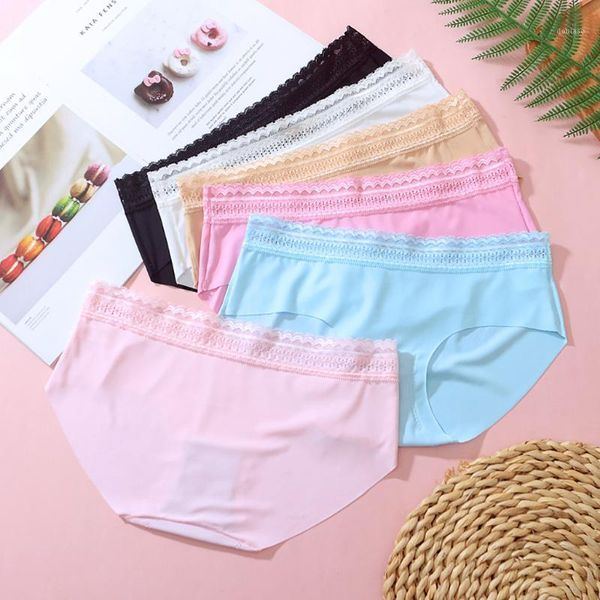 women's ice silk underwear one piece seamless breathable low waist briefs #r51, Black;pink
women's ice silk underwear one piece seamless breathable low waist briefs #r51, Black;pink