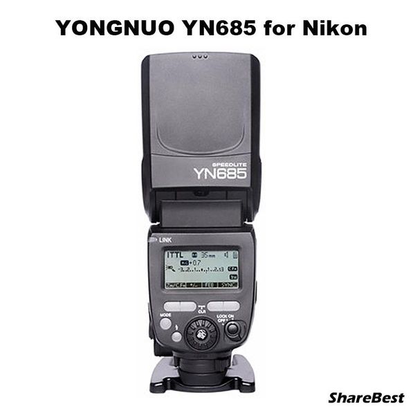 flashes yongnuo i-ttl speedlite yn685 yn685n (yn-568ex upgraded version) flash for dslr + yn622n-tx trigger
flashes yongnuo i-ttl speedlite yn685 yn685n (yn-568ex upgraded version) flash for dslr + yn622n-tx trigger