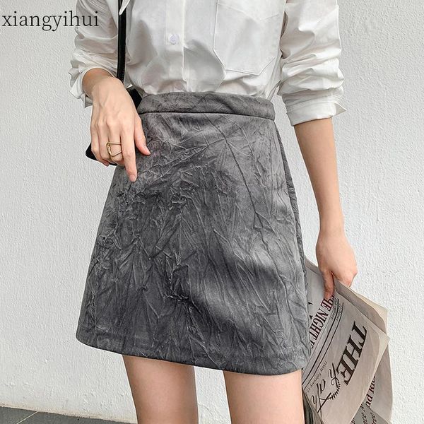 winter korean thicken velvet high waist a line skirt women female ladies vintage fashion mini short skirt tulles 2020, Black
winter korean thicken velvet high waist a line skirt women female ladies vintage fashion mini short skirt tulles 2020, Black