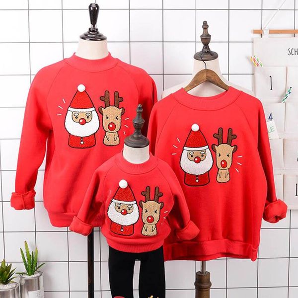 family matching outfits christmas santa claus deer autumn winter sweater father mother kid polar fleece warm shirt baby rompers, Blue
family matching outfits christmas santa claus deer autumn winter sweater father mother kid polar fleece warm shirt baby rompers, Blue