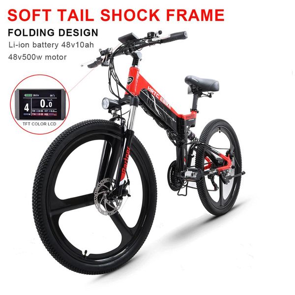 26 inch folding electric mountain bike 48v variable speed smart ebike double battery built-in lithium 40km/h, Silver;blue
26 inch folding electric mountain bike 48v variable speed smart ebike double battery built-in lithium 40km/h, Silver;blue