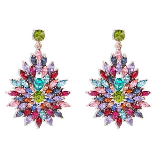 womens earrings luxury designer jewelry women earrings stylish alloy creative water droplets with diamond flower earrings, Silver
womens earrings luxury designer jewelry women earrings stylish alloy creative water droplets with diamond flower earrings, Silver