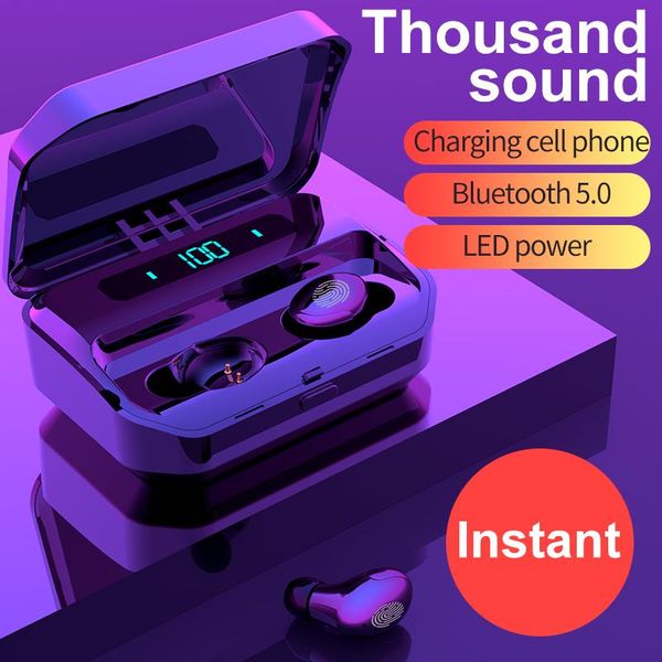 tws earbuds bluetooth5.0 mini earphones g12 hifi stero sound led digital display waterproof noise reduction with charging box
tws earbuds bluetooth5.0 mini earphones g12 hifi stero sound led digital display waterproof noise reduction with charging box