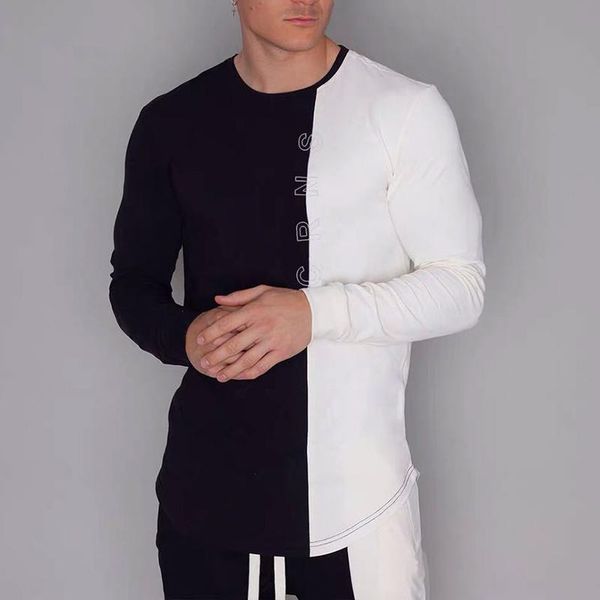 outdoor t-shirts fitness sports men's long-sleeved t-shirt running training suit color matching quick-drying stretch bottoming shirt, Gray;blue
outdoor t-shirts fitness sports men's long-sleeved t-shirt running training suit color matching quick-drying stretch bottoming shirt, Gray;blue