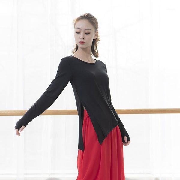 modal latin belly dance long sleeve shirt practice costume for sale women dancing clothes dancer wear clothing1, Black;red
modal latin belly dance long sleeve shirt practice costume for sale women dancing clothes dancer wear clothing1, Black;red