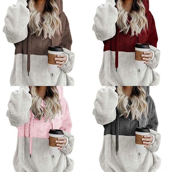 ele88 pocket winter women's hooded color matching 2020 women's ba0180 2020 winter plush coat zipper coat loose zipper hooded plush, Black
ele88 pocket winter women's hooded color matching 2020 women's ba0180 2020 winter plush coat zipper coat loose zipper hooded plush, Black