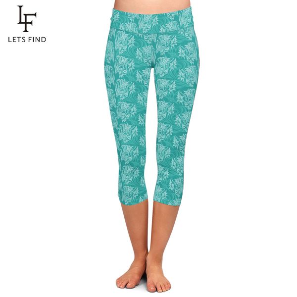 women capri leggings high waist printing pants 220gsm double side brushed milk silk turquoise casual leggings 201204, Black
women capri leggings high waist printing pants 220gsm double side brushed milk silk turquoise casual leggings 201204, Black