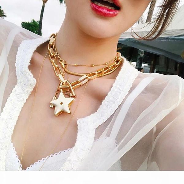 rongho vintage metal stars chokers necklaces for women punk jewelry gold link chain necklace stars pendant necklace bijoux, Silver
rongho vintage metal stars chokers necklaces for women punk jewelry gold link chain necklace stars pendant necklace bijoux, Silver