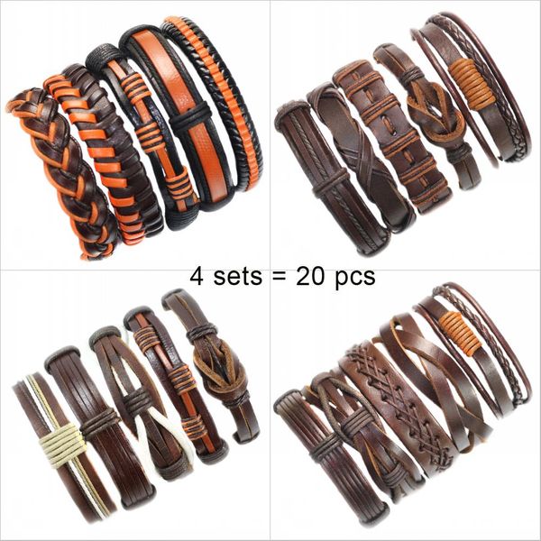 zotatbele оптовая handmade charm кожаные браслеты 4 sets 20 плетеный ethinc tribal дружба браслет для мужчин женщины yt3 sqcssf home003, Golden;silver
zotatbele оптовая handmade charm кожаные браслеты 4 sets 20 плетеный ethinc tribal дружба браслет для мужчин женщины yt3 sqcssf home003, Golden;silver