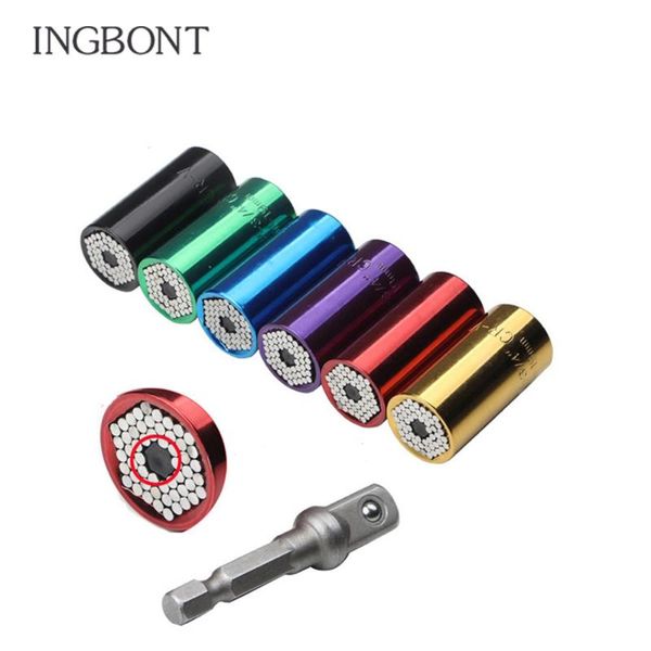2 pcs universal torque wrench head set socket sleeve 7-19mm power drill ratchet bushing spanner key magic grip multi hand tools
2 pcs universal torque wrench head set socket sleeve 7-19mm power drill ratchet bushing spanner key magic grip multi hand tools