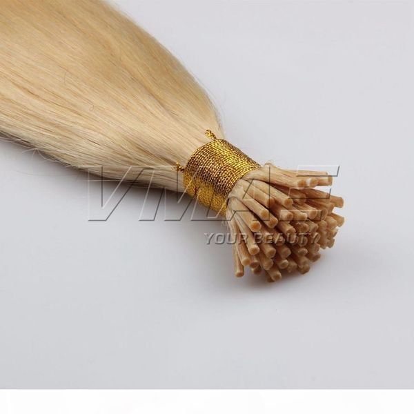 vmae russian straight blonde #613 1g strand 100g keratin stick pre bonded i tip unprocessed virgin human hair extensions, Black
vmae russian straight blonde #613 1g strand 100g keratin stick pre bonded i tip unprocessed virgin human hair extensions, Black